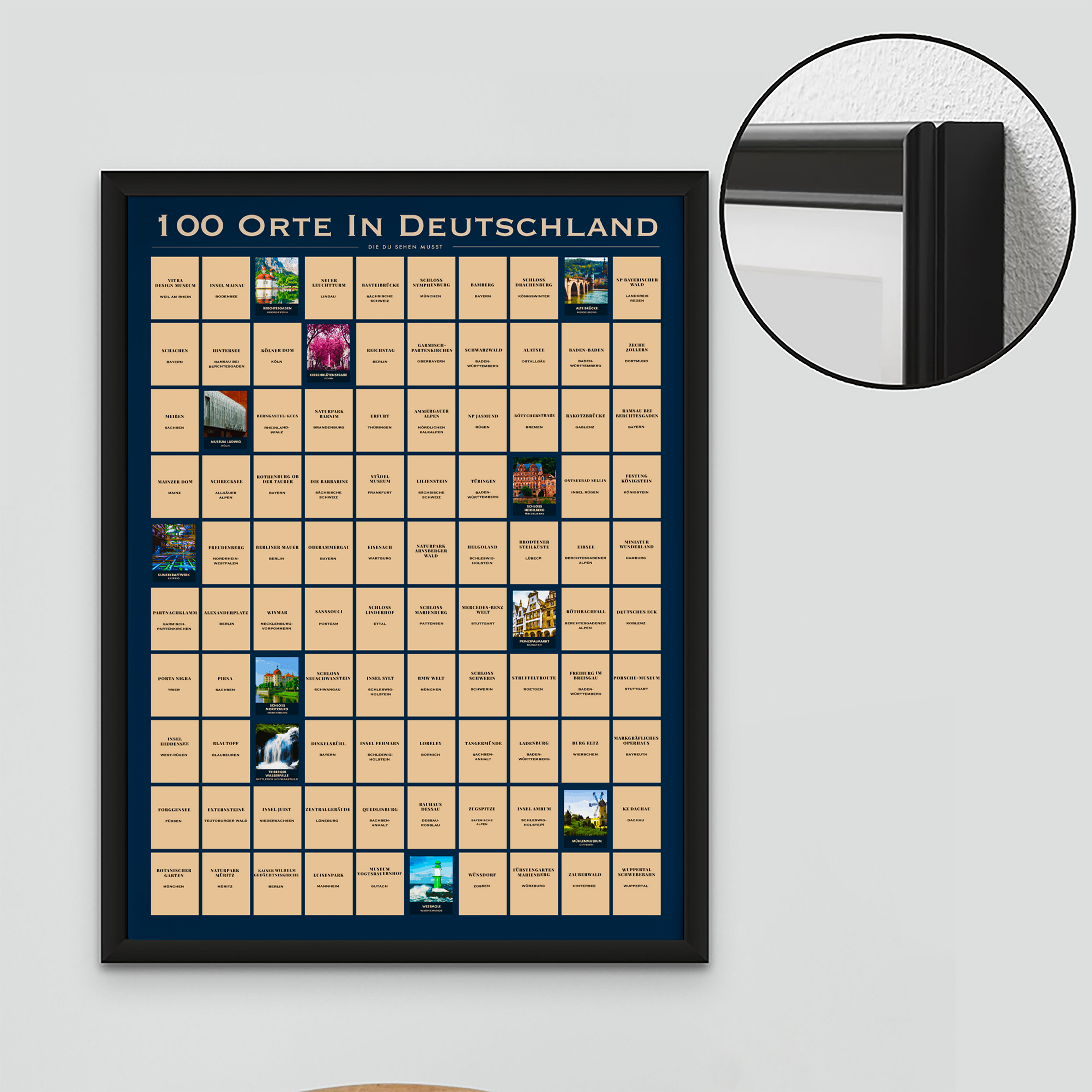 100 Orte in Deutschland