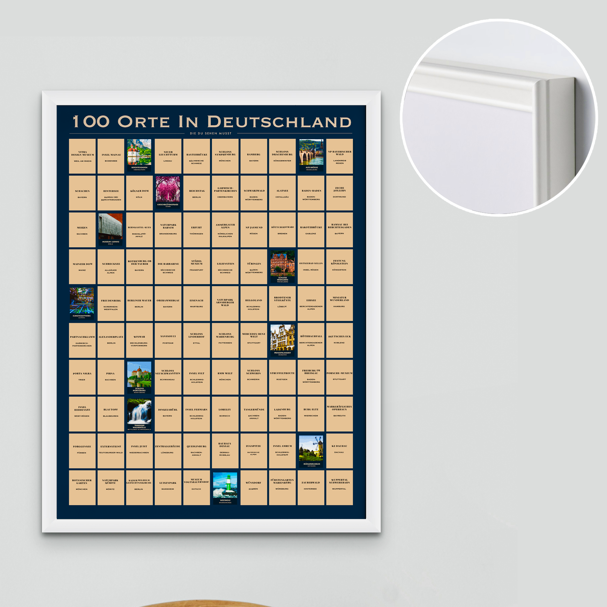 100 Orte in Deutschland